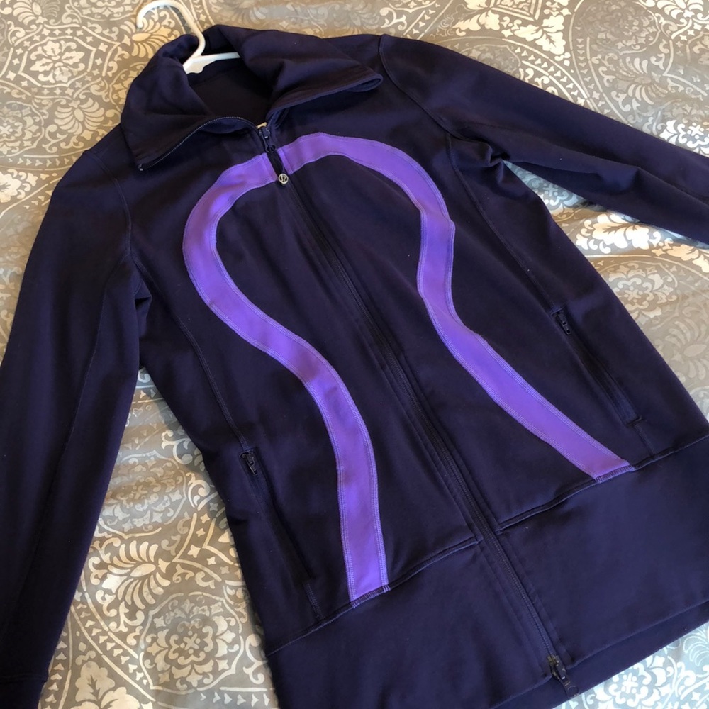 Lululemon Purple Zip-Up